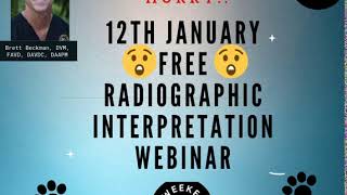 FREE Webinar: Radiographic Interpretation for Veterinarians