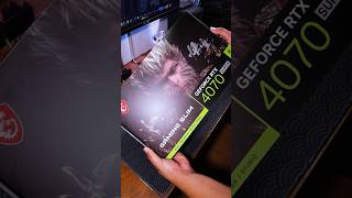 Unboxing the MSI RTX 4070 Super Gaming Slim Wukong Edition