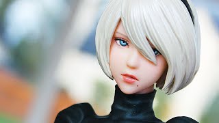 Flare Nier Automata 2B Statue Unboxing Review