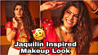 Jacqueline Fernandez Inspired Makeup Look🤩 | Ganda Phool Song Look 😍