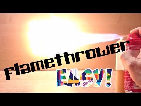 How to make a simple flamethrower 🔥🔥🔥 How to make a simple flamethrower 🔥🔥🔥