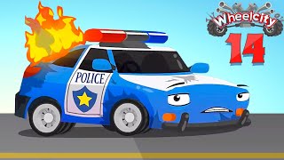 Wheelcity - The Police Car Flash & The Fire Truck RED Big Race New Kids Video - Episode #14
