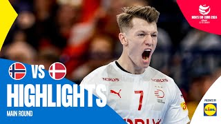 Scandinavian clash at its best 🔥 | Norway vs. Denmark | Highlights | Men's EHF EURO 2024