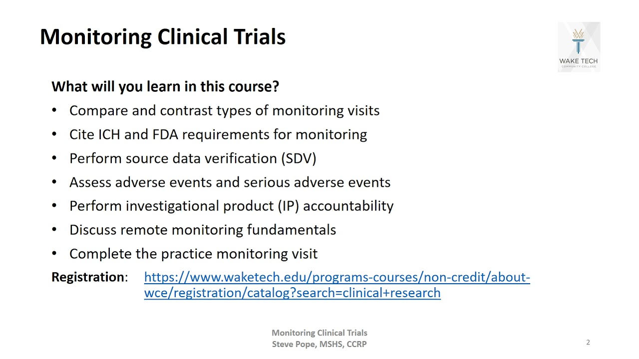 Monitoring Clinical Trials PPT Online Video For LinkedIn - YouTube