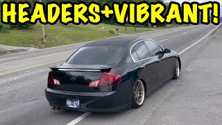 2004 Infiniti G35 w/ HEADERS \u0026 VIBRANT RESONATOR!