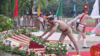 police smruti din surat police salude remembered the shahid jawans of police all over india