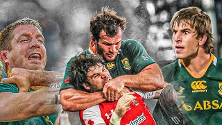 Feared For Their Aggression | The Most Brutal Springbok Rugby Players Ever | Big Hits & Aggression