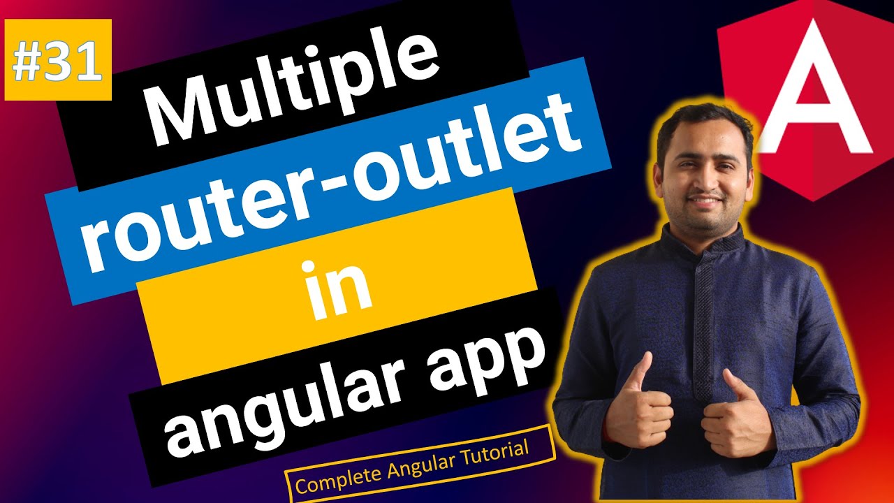 Multiple Router Outlet In Angular Application Angular Tutorial Youtube