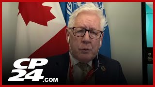 Canadian Ambassador to the United Nations about Canada's position on a ceasefire