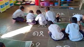 Learning activity at Jila Parishad School Govane Palghar Maharashtra