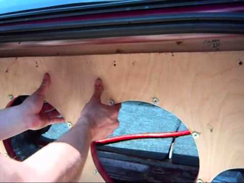 How To Build A Subwoofer Box Inside Your Trunk How To Build A Subwoofer Box Inside Your Trunk