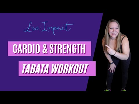 Low Impact Cardio & Strength Tabata Workout - YouTube