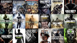 Evolution of CALL OF DUTY Games 2003-2022