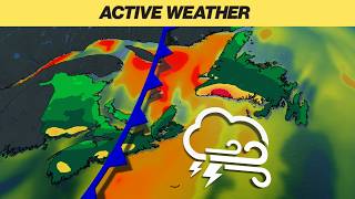 Heavy Rain, Thunderstorms, and Strong Winds to Impact Atlantic Canada | #forecast