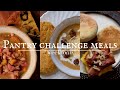 Eating from the PANTRY | Pantry Challenge week 1 #threeriverschallenge