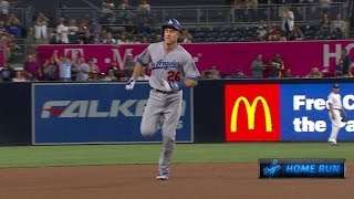 LAD@SD: Utley drives a solo homer to left field