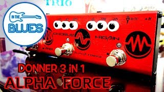 Donner Alpha Force 3 in 1 Effects Pedal