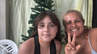 Nick e Patricia está ao vivo!Montando Árvore Natal