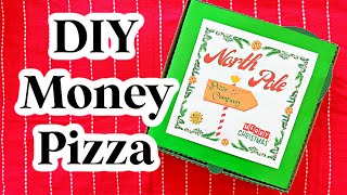 DIY Money Pizza: Easy Last Minute Gift (CASH!)