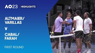 Altmaier/Pablo Varillas v Cabal/Farah Highlights | Australian Open 2023 First Round