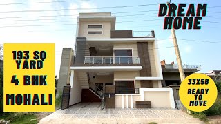 Luxurious Duplex Villa || 193 GAJJ || 4 BHK || Sector 125 || Ready to Move || MOHALI