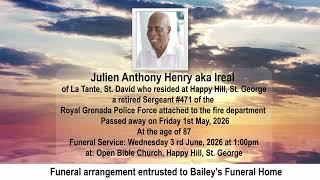 MTV OBITUARIES FOR THURSDAY 28th MAY 2026