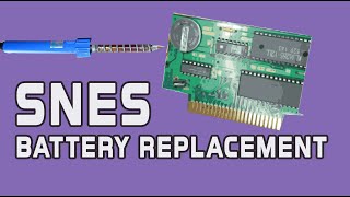 Take Apart a SNES Cartridge and Change SNES Battery Backup (SNES Cartridge Battery Replacement)