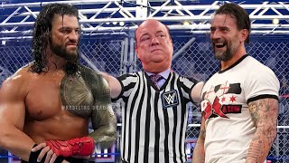 WWE 11 January 2025 Roman Reigns Vs CM Punk Bloodline Rules steel cage match Highlights HD