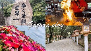 【Vlog】1泊2日の宮崎旅 DAY 2 | 宮崎trip | シェラトングランデオーシャンリゾート | 鉄板焼ステーキ 一ツ葉ミヤチク | サンビーチ一ツ葉 | 綾の照葉大吊橋 | 宮崎神宮 |