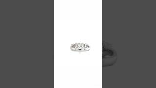 14KW 2.00cttw Lab Grown Diamond Oval Accent Ring by Lannyte