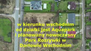 Darłowo ul. Sportowa działka budowlana pod dom, pensjonat, domki 1751 m2.