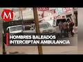 En Sinaloa, comando intercepta ambulancia de la Cruz Roja