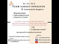 Job Opening, Apply Now!