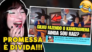 GIL PAROU A INTERNET COM A FANTASIA DE GOKU! | Cátia reage