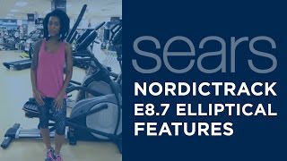 NordicTrack E8.7 Elliptical Feature - Incline
