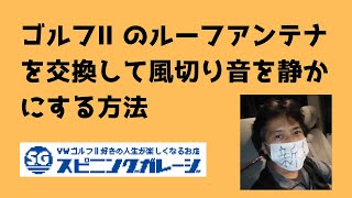 【ゴルフⅡ】風切り音がしないルーフアンテナに換えるとどれくらい静かになる？東京でTOKYO FMしか入らない人向けの対処方法も紹介