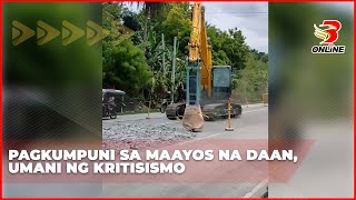 Pagkumpuni sa maayos na daan, umani ng kritisismo