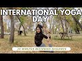 INTERNATIONAL YOGA DAY SPECIAL | 30 Minutes beginner's yoga | simple yoga abhyas