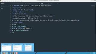 Simple Backdoor in PHP