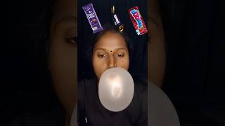 Short 1469 | EATING VARIOUS FLAVOUR OF BUBBLE GUM ACCORDING EMOJI #asmr #mukbang #shorts