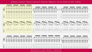 [Share Guitar Tabs] Current Events (Dance Gavin Dance) HD 1080p