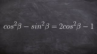 Verifying a trigonometric Identities