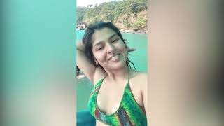 TMKOC actress Nidhi Bhanushali aka Sonu's hottest bikini moments caught on camera