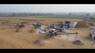 4 stage stone crushing and wash sand plant