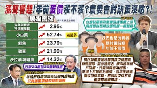 【每日必看】漲聲響起!民眾苦喊萬物齊漲!陳吉仲:僅蛋價較同期偏高｜蛋農喊年前不漲價! 籲不囤蛋不哄抬價格@中天新聞CtiNews  20230107