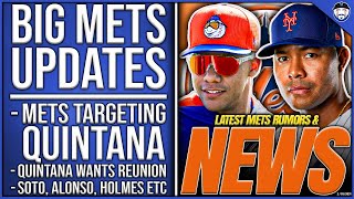 BIG Mets Updates: Mets \u0026 Quintana Talkin' REUNION, Soto's STELLAR Start, Holmes News, Alonso Etc