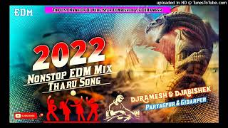 2k2 New Non-stop Tharu song Hard EDM Drop bass Mix Dj Ramesh V's Dj Abhishek Gidarpur