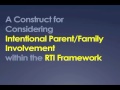 rti u0026 family engagement a construct for intentionality