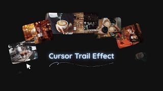 GSAP Cursor Animation with Image Trail Effect | HTML CSS JavaScript #gsap
