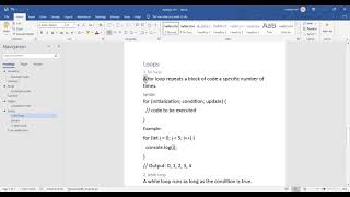 Basics of Javascript (variables, arrays, functions, objects, loops)